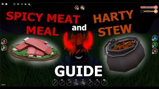 Spicy Meat Meal and Hearty Stew GUIDE | The Survival Game (Roblox)