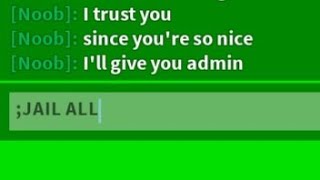 i made roblox noobs REGRET giving me admin...