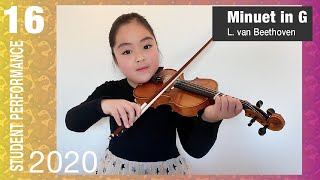 “Minuet in G/L.van Beethoven “ 2020 Winter Student Recital