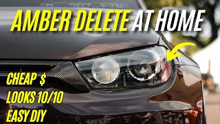 How To Delete the Orange in Headlights | Blacking Out Amber and Marker Lights