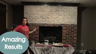 How To Transform Your Fireplace With A Whitewash Technique By Renee Romeo