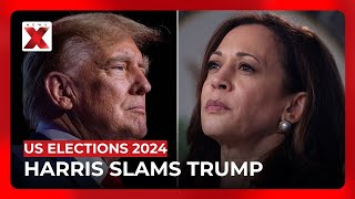 Harris Slams Trump As They Vie For Pennsylvania | NewsX