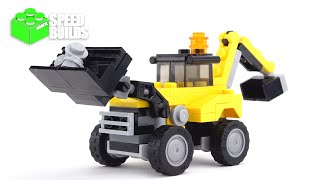 LEGO Creator 3 in 1 - Construction Vehicles Build #1 - LEGO 31041 Speed Build