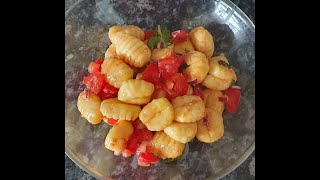 Gnocchi-Bruschettasalat