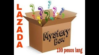 LAZADA Mystery box 199php unboxing