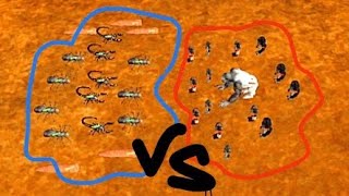 Reptiles VS Mutant Primates - Animal Revolt Battle Simulator