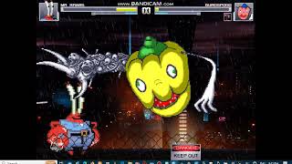 MUGEN: MvC2 Mr Krabs (Me) vs Gurospooo & Fernandeath (Turns)