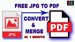 How to convert jpg to pdf | How to convert photo to pdf