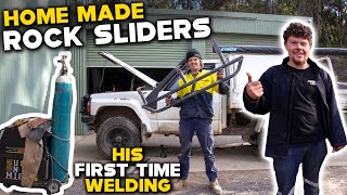 My First time Welding Barwork! 4WD Rocksliders for my Patrol