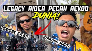 Event Legacy Rider Pecah Rekod Dunia! Eksiden Starting Maut! Prank Youtuber Malaya Korang!