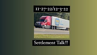 Settlement Review! 11-27-22/ 12-3-22!!! #jbhunt #businessowner #owneroperator