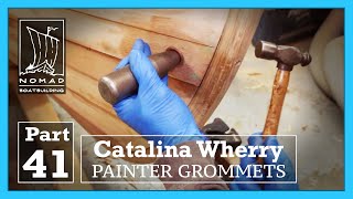 Building the Catalina Wherry - Part 41- Copper and brass hole liners