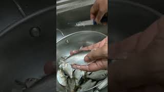 Easy way to cut small sea fish #abudhabi #seafish