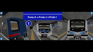 Metrô SP - Frotas A, J e I