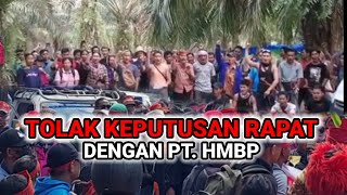 DAYAK DESA BANGKAL SERUYAN TOLAK HASIL RAPAT DENGAN PT. HMBP