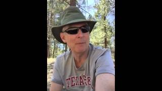 The Walking Aggie on the Mogollon Rim