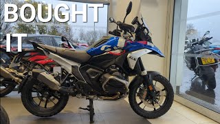 BOUGHT it BMW R1300GS #motorbike #viral #motorcycle #adventure #trending #gs1300 #motovlog #reels #v