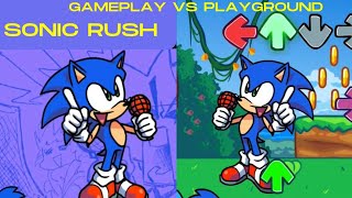 FNF Character Test Gameplay vs Playground | Sonic Rush Ds