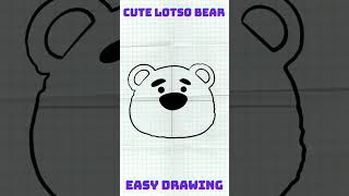 Easy to draw a Lotso bear #cutedrawings #easytodraw #howtodraweverything