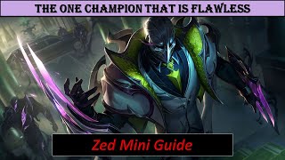 Zed Mini Guide - The Master Of Shadows - League of Legends - Mid/Top/Jungle