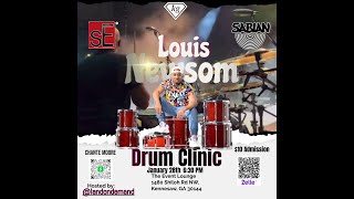 Louis Newsom Drum Clinic, Kennesaw GA #sabiancymbals_official #seelectronics