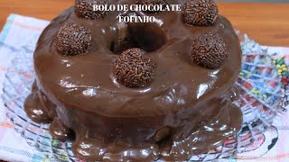 BOLO DE CHOCOLATE FOFINHO: Bolo Simples, Macio e Delicioso! Bolo de Chocolate Perfeito!