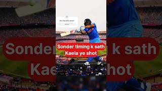 Sundar timing k sath #shotsviral #cricket