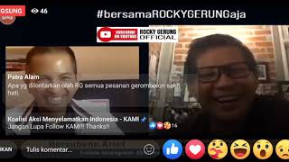 Reshuffle Kabinet Versi #RockyGerung dan Persatuan yang Tercerai Berai