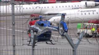 OSZE Treffen in Hamburg .Start D-HBWX (H145), Hamburg Airport, 07.12.2016