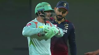 Virat Kohli showing Great Sportsman Spirit for Quinton De Kock