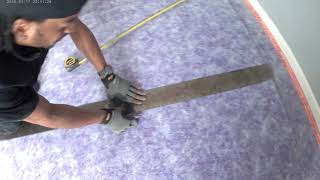 HOW TO FIT CARPET AND UNDERLAY ON STAIRS