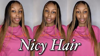 The Best 360 Transparent Lace Body Wave Wig | Pre Plucked, Highlight Wig | ft. Amazon Nicy Hair