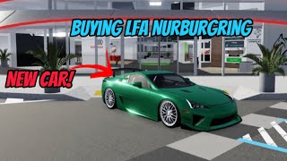 Driving empire buying the lfa Nurburgring | Roblox