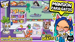 🐱🏠  Decoración GRATUITA para GATOS en la MANSIÓN HOUSE MAKER (Cocina y fachada) PARTE 1🎨