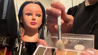 ASMR Makeup Instructor Role Play (brushing & rummaging)