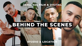 Behind the Scenes in the Studio | Fashion Photoshoot on Digital & Film