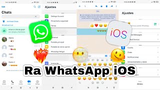 Por Fin Nuevo RA WHATSAPP IOS 9.29 x2 Con Emojis Ios 15 + Reacciones Actualizado Mayo 2022