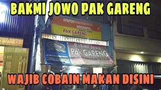 BAKMI JOWO TERENAK DI SEMARANG PAK GARENG