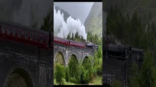 Spectacular Glenfinnan Viaduct in the Lochaber area of the Highlands in Scotland#uktourism