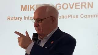 Mike McGovern auf dem Polio-Tag