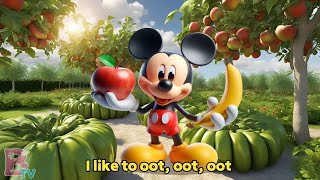 Apples and Bananas Song Mickey Mouse Nursery Rhymes & Kids Songs