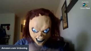 Amazon.Com Unboxing Video: Scary Horror Child's Play Chucky Costume Latex Mask,