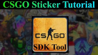 CSGO Sticker Tutorial Part2: SDK Tool