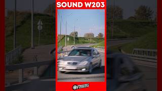 Exhaust Sound Mercedes #w203  #shorts