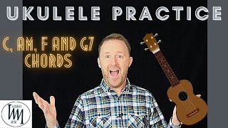 Ukulele C Am F and G7