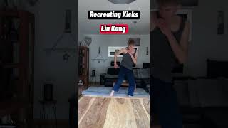 Recreating LIU KANG‘S Kick🔥🥋which Next?#shorts #martialarts