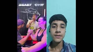 can you beat this lady in arm wrestling MR BEAST #mrbeast #viral #armwrestling #collab @MrBeast