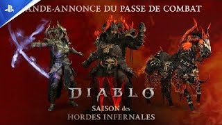 Diablo IV - Trailer du passe de combat de la Saison des hordes infernales | PS5, PS4