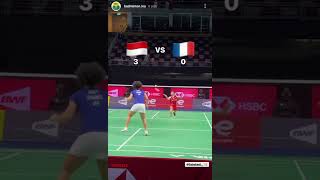 THOMAS-UBER CUP 2022 | POIN AKHIR KEMENANGAN TUNGGAL PUTRI FATETANI MELAWAN TIM FRANCE!🇮🇩💪