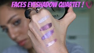 FACES EYESHADOW QUARTET REVIEW!